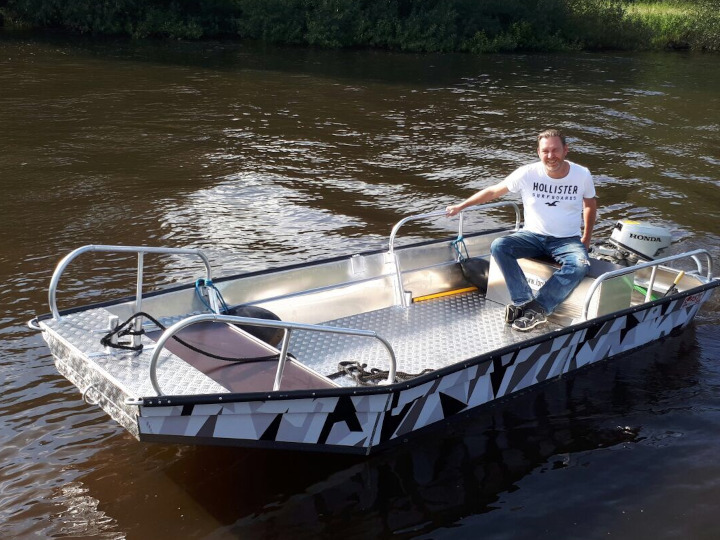 vielseitig ausgestattetes Lorsby 420D Aluboot