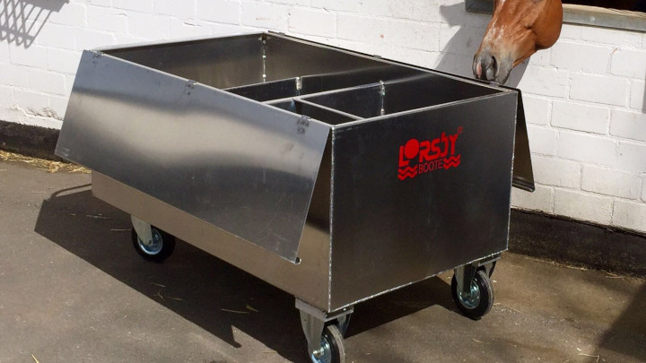 stabile Transportbox aus Aluminium